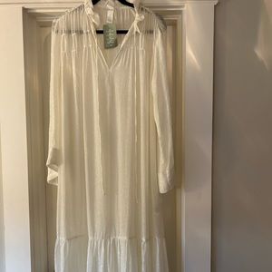 HM long white dress, never worn